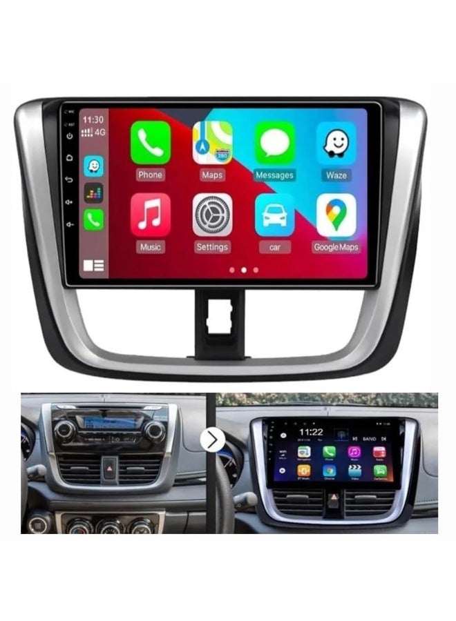 Compare Android Car Stereo For Toyota Yaris Vios 2016 2017 With Apple Carplay Android Auto Wireless WiFi 2GB RAM 32GB ROM DSP Yaris Radio Bluetooth HD Camera Included at KSA Price