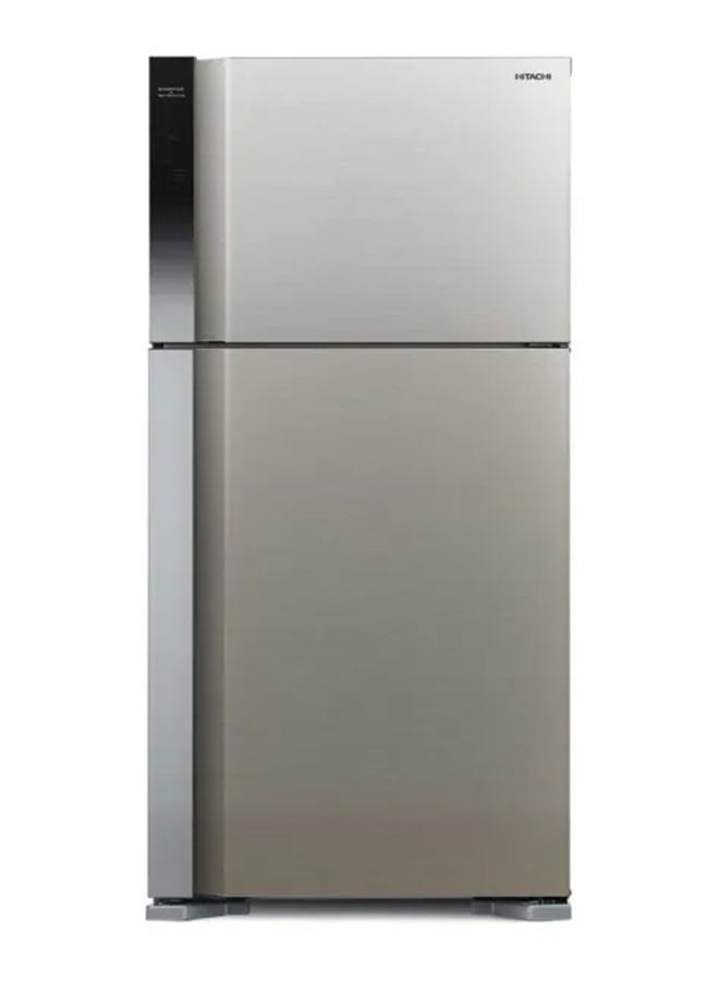 Compare 710 Gross & 510 Net Capacity  Top Mount Double Door Refrigerator, 2 Doors, Dual Fan Cooling, Twist Ice Tray ,Tempered Glass,  RV710PUK7KBSL Silver RV710PUK7KBSL Silver at KSA Price