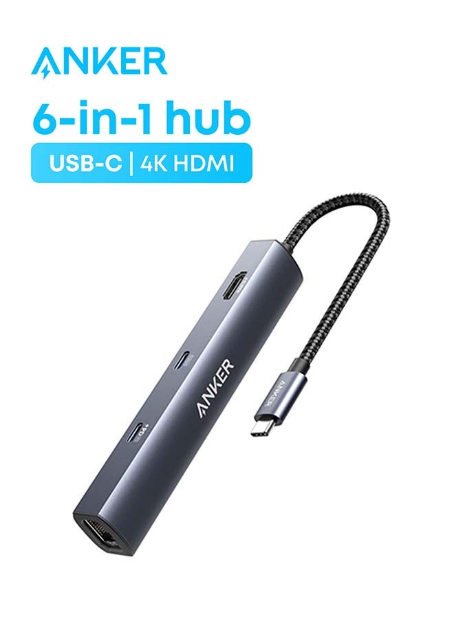 Compare USB C Hub, PowerExpand 6in1 USB C PD Ethernet Hub with 65W Power Delivery, 4K HDMI, 1Gbps Ethernet, USBC Data Port, 2 USB 3.0 Data Ports, for MacBook Pro, MacBook Air, iPad Pro, XPS, and More at KSA Price