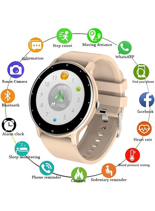 Compare Smart Watch for Women Men,Bluetooth Tactical Smartwatch for Android and iPhone,IP67 Waterproof Outdoor Fitness Tracker with Sleep Monitor,Yellow at KSA Price