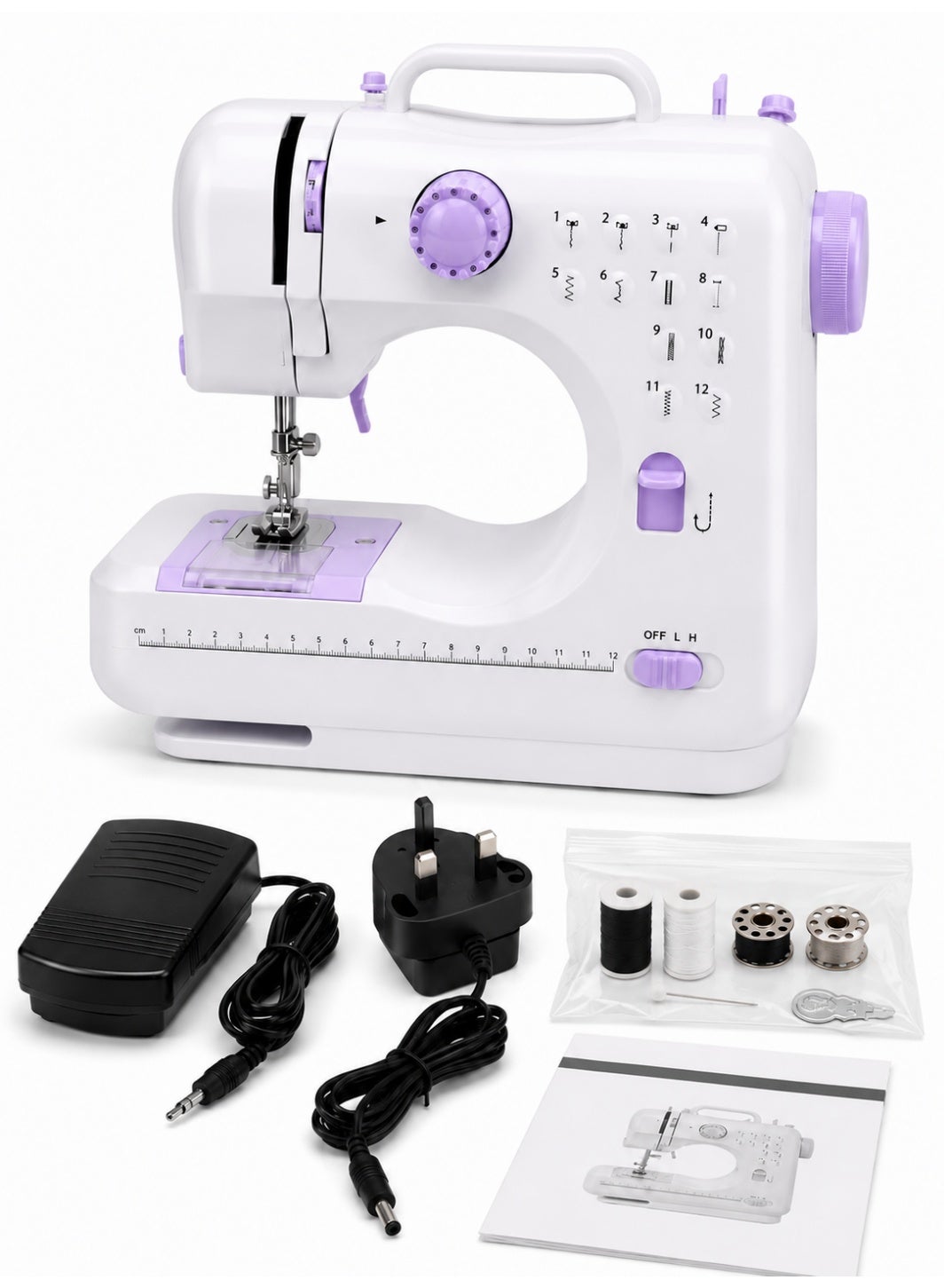 SM-505A Mini Multifunctional Household Sewing Machine,…