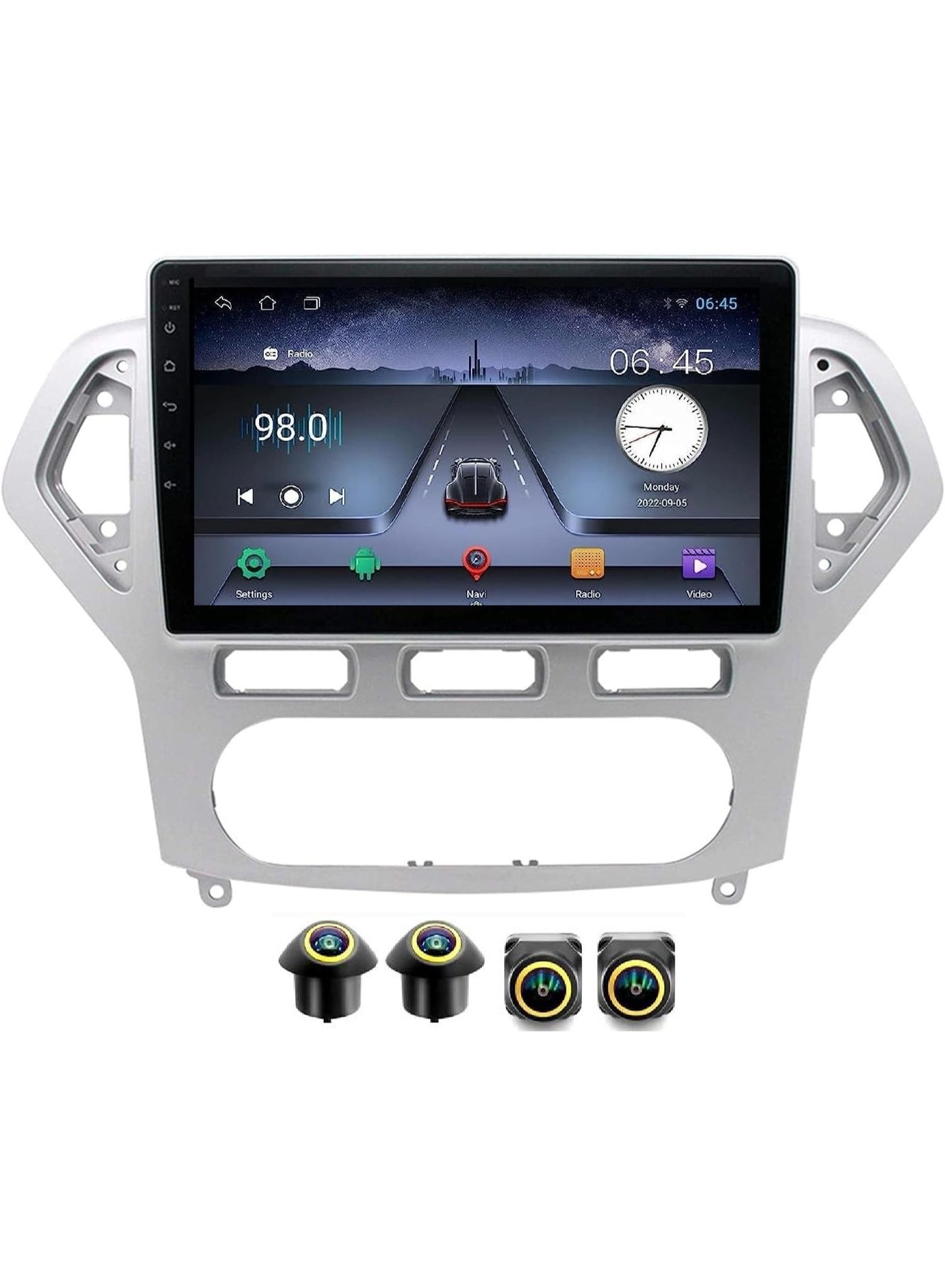 Compare Android Car Stereo for Ford Mondeo 20072011 4GB RAM 64GB ROM Support Carplay, MLink WiFi BT, Radio GPS, 9 Inch IPS.QLED, Screen with 360D Camera Included at KSA Price