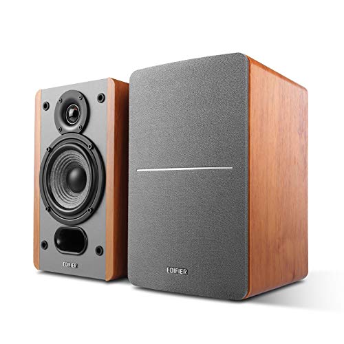 Compare Edifier P12 Passive Bookshelf Speaker 2Way Speakers with Builtin WallMount Bracket Wood Color Pair Needs Amplifier or Receiver to Operate at KSA Price