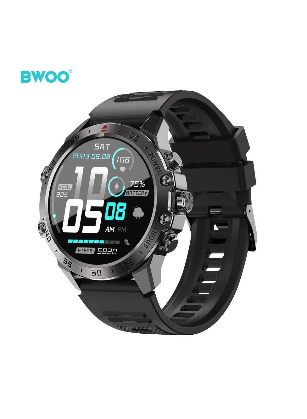 Bwoo Wa08 Smart Watch Black