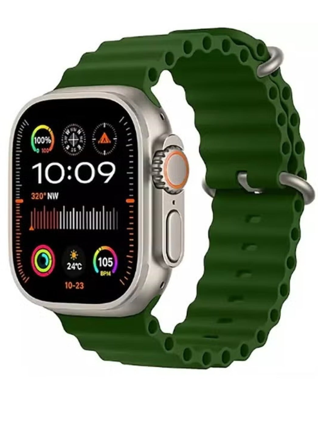 Compare 9 Ultra 2 Smart Watch – Super AMOLED Display, AI Chat, Wireless Charging for iOS & Android at KSA Price