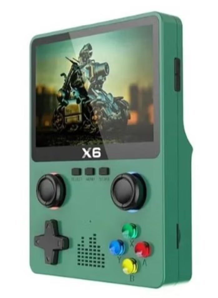 Compare X6 Handheld Digital Video Game Console with 32GB TF Card – Preloaded 6000+ Retro Games, Supports 11 Emulators, 3.5inch IPS Screen, Portable Gaming for All Ages at KSA Price