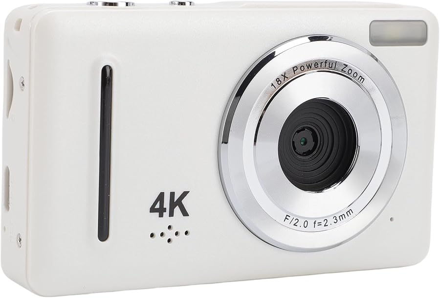 Vbestlife 4K Digital Camera 64MP Autofocus 18X…