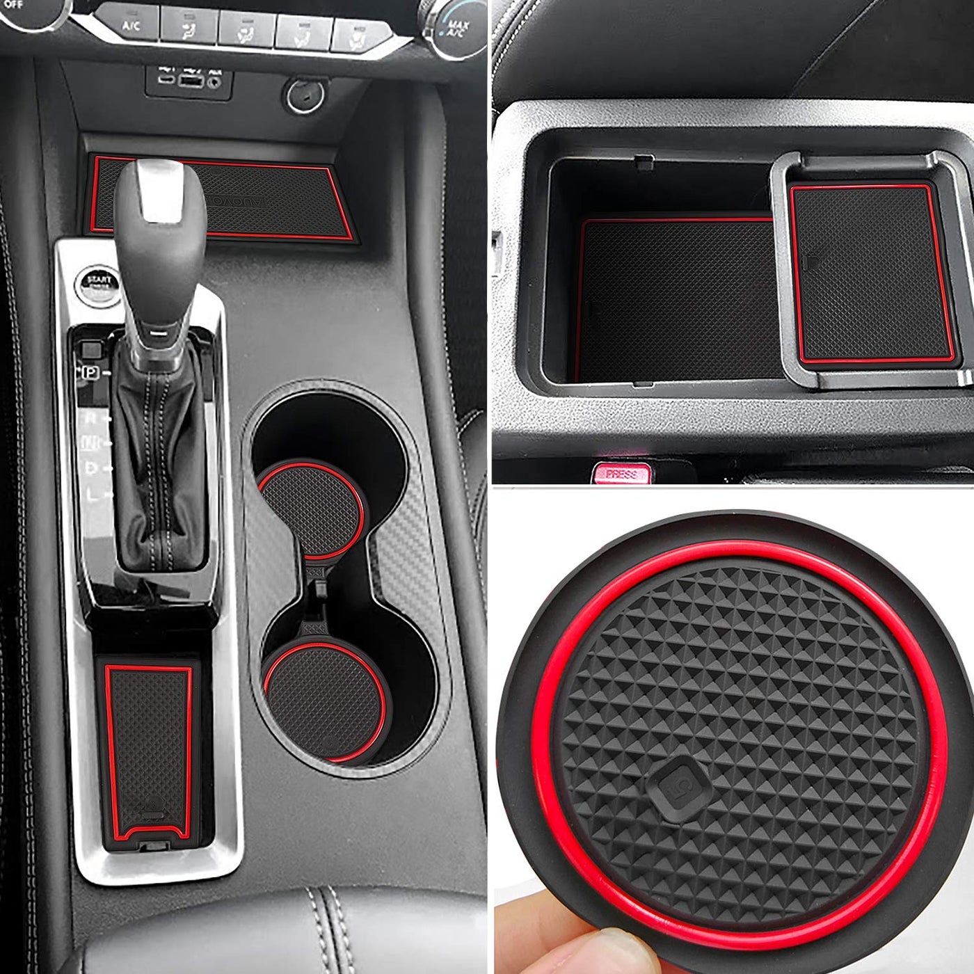 Compare Auovo Anti Dust Mats for Altima Accessories 2019 2020 2021 2022 Interior Custom Fit Door Pocket Liners Cup Holder Center Console Mats14pcsSet Red at KSA Price