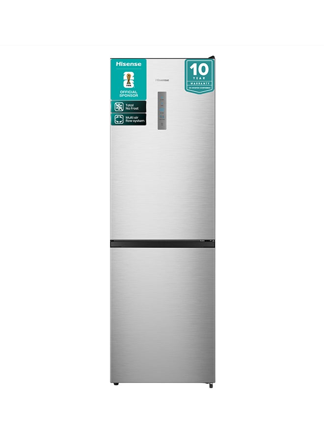 Compare Two Door Bottom Mount Refrigerator  390L Freezer Fridge , Frost Free, Multi Air Flow  RB3N390NDC1 Silver at KSA Price