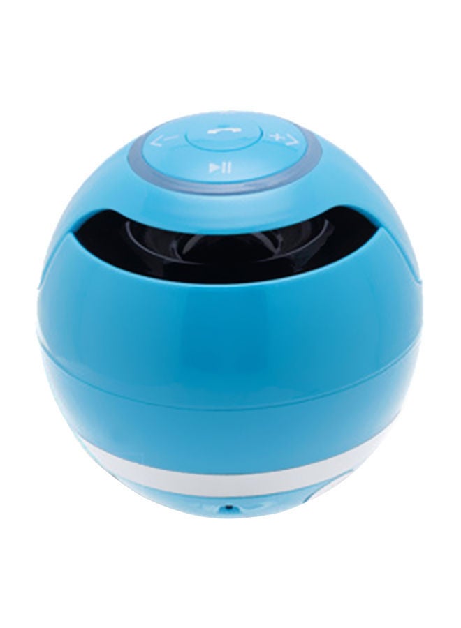 Compare Portable Wireless Bluetooth Subwoofer With Mic Blue at KSA Price