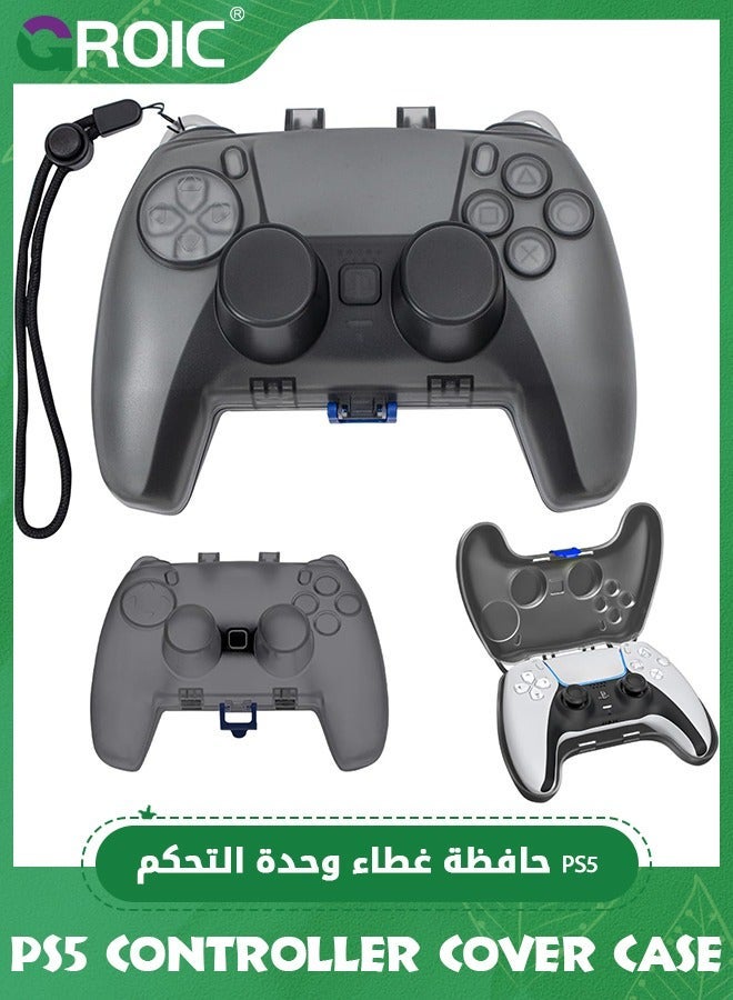 Black PS5 Controller Cover Case, Hard Shell Protection…