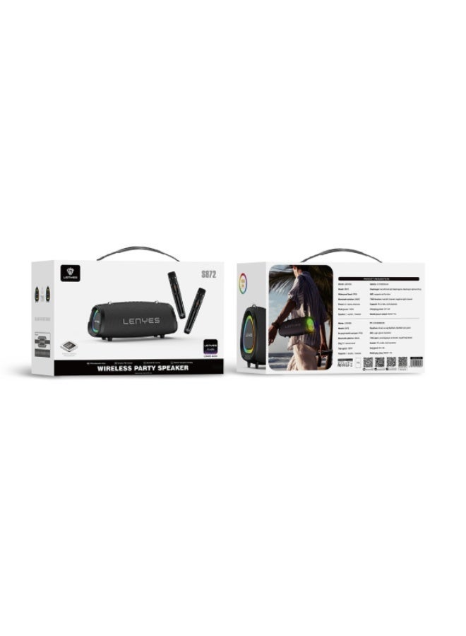 LENYES S872 Portable Wireless Speaker | 80W…