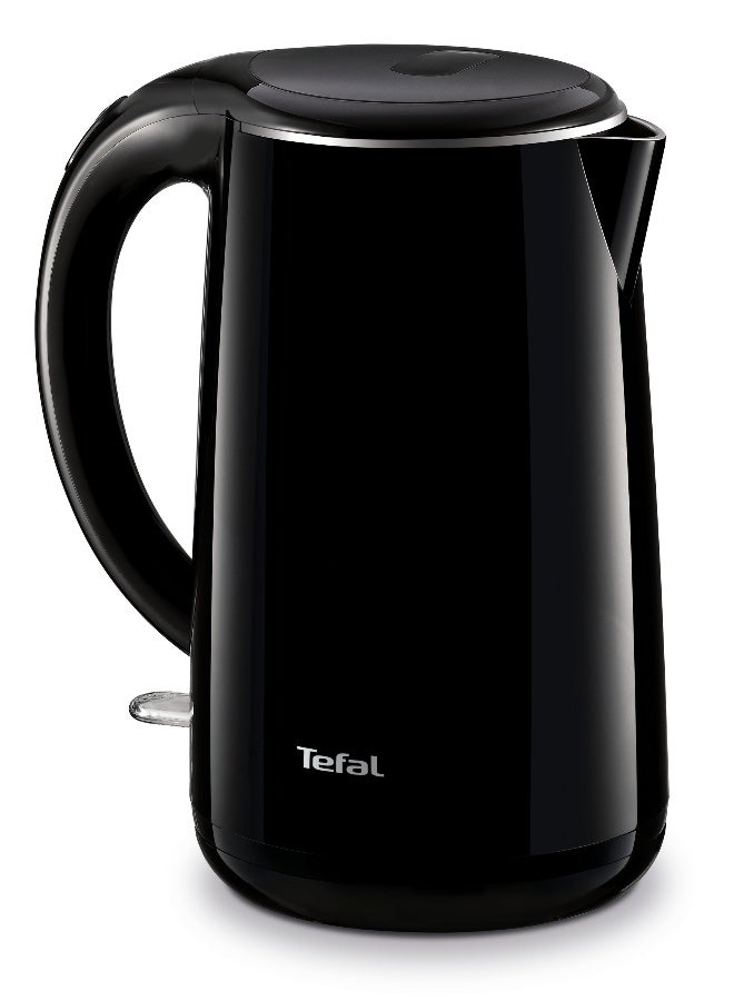 Compare TEFAL Electric Kettle 1.7 Litre  Double Layer  SAFETEA KO260865 1.7 L 1800 W KO260865 Onyx Black at KSA Price