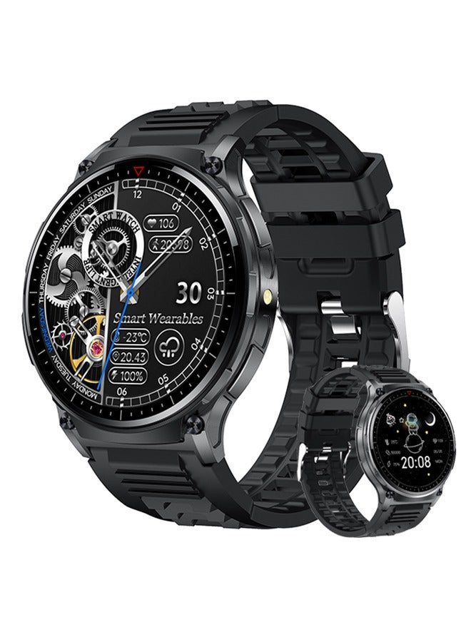 Compare Smartwatch for Men with LED Flashlight 1.39 HD Smartwatch Waterproof Fitness Tracker Outdoor Sports Watch for iOS Android,Black at KSA Price