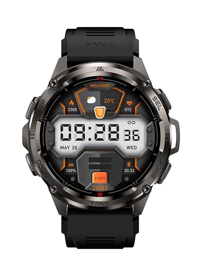 Compare Tank T3 Ultra Smartwatch  1.43 Amoled Display,  GPS, 10 Day Battery Life, 5ATM Water resistant, 130+ Sports Modes, Heart Rate Monitoring, Sleep Tracking, Rugged Design Black at KSA Price