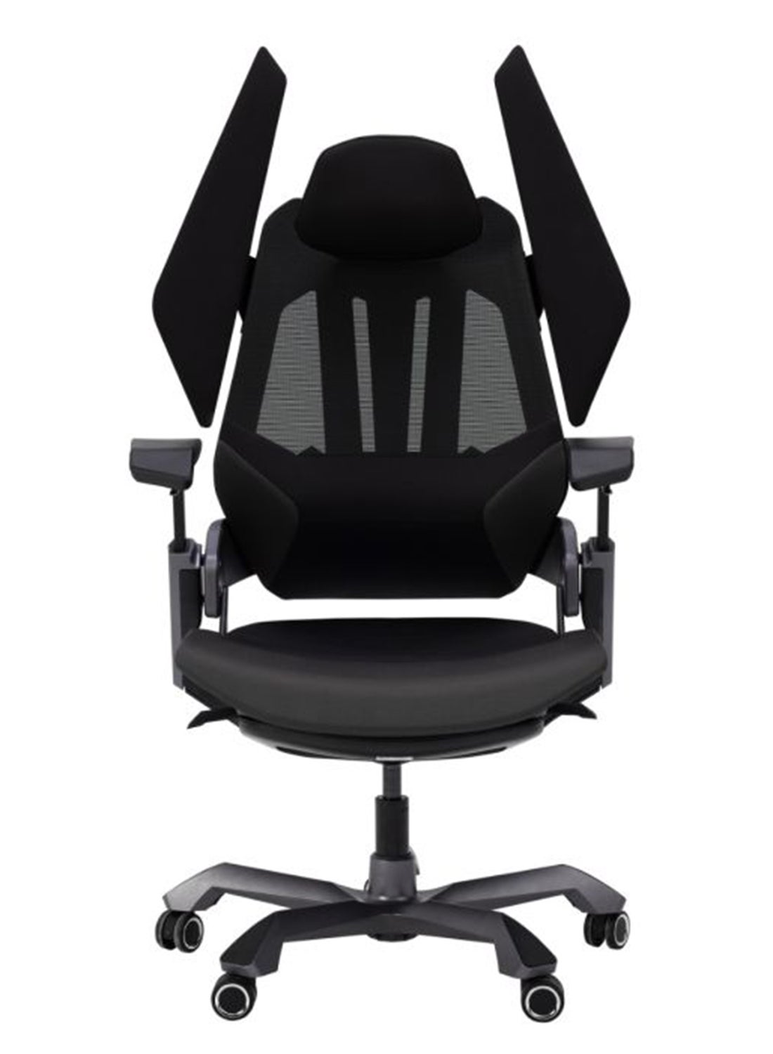 GamerTek Final Boss Gaming Chair - Black & Grey…