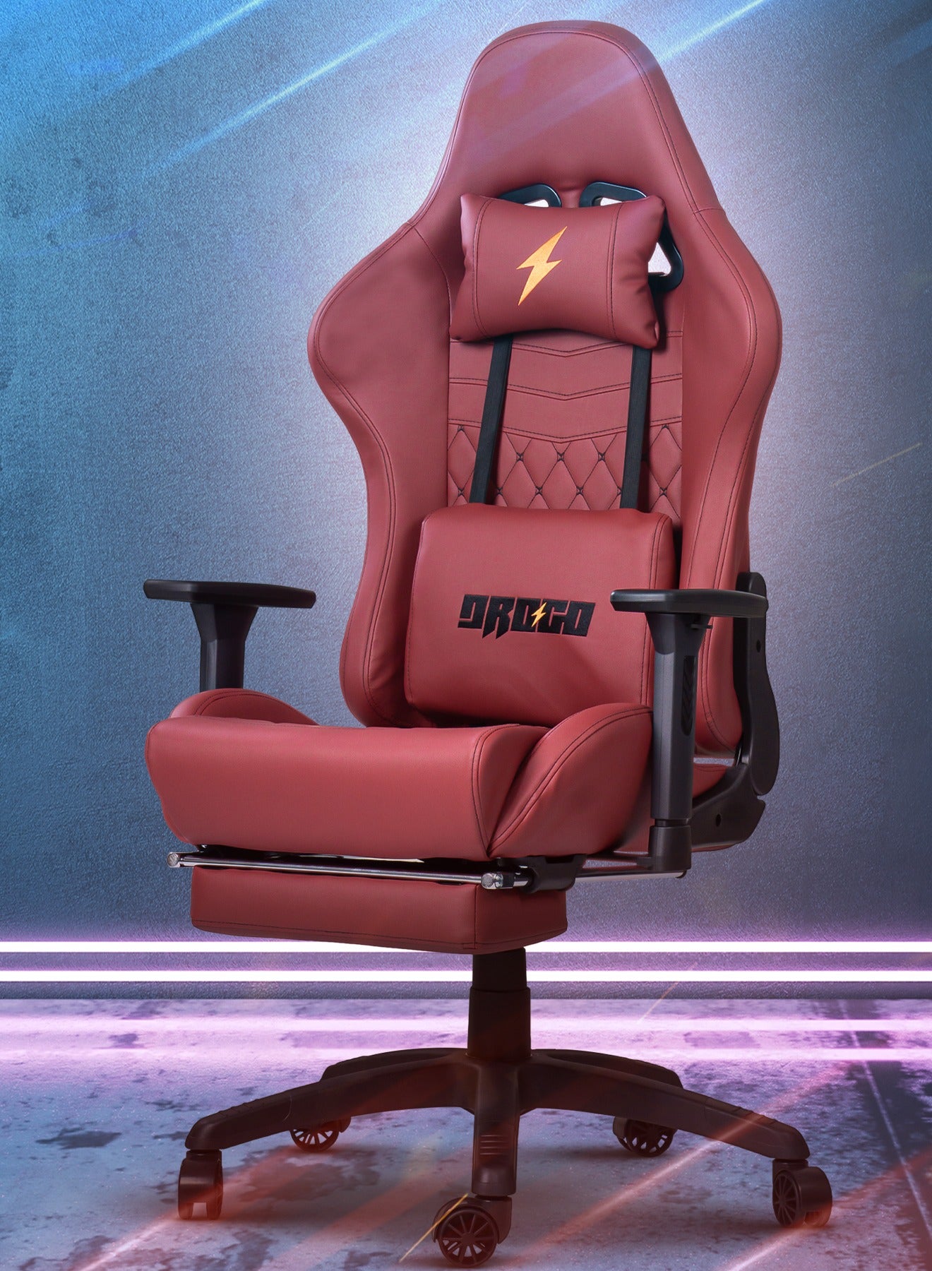 Drogo Ergonomic Gaming Chair with 7 Way adjustable…