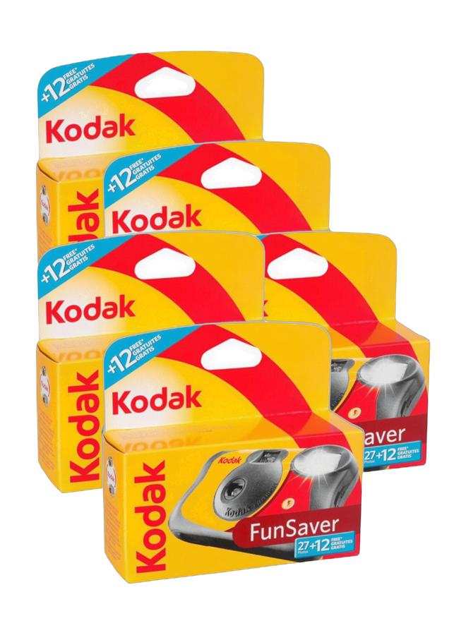 Compare Kodak Single Use Fun Saver Disposable Camera 39 Exposure5PK Bundle at KSA Price