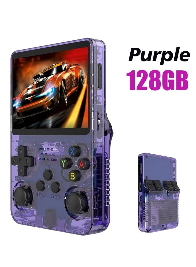 Compare Open Source R36S Retro Handheld Video Game Console Linux System 3.5 Inch IPS Screen Portable Pocket Video Player 128G at KSA Price