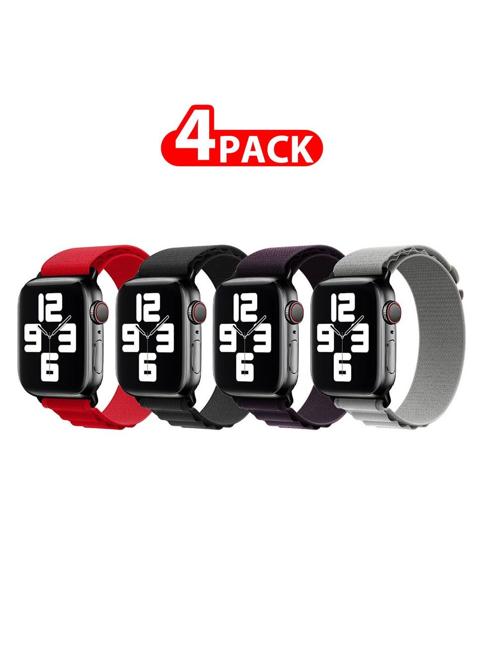 4 Pack Of Apple Watch Alpine Loop Band 38mm…