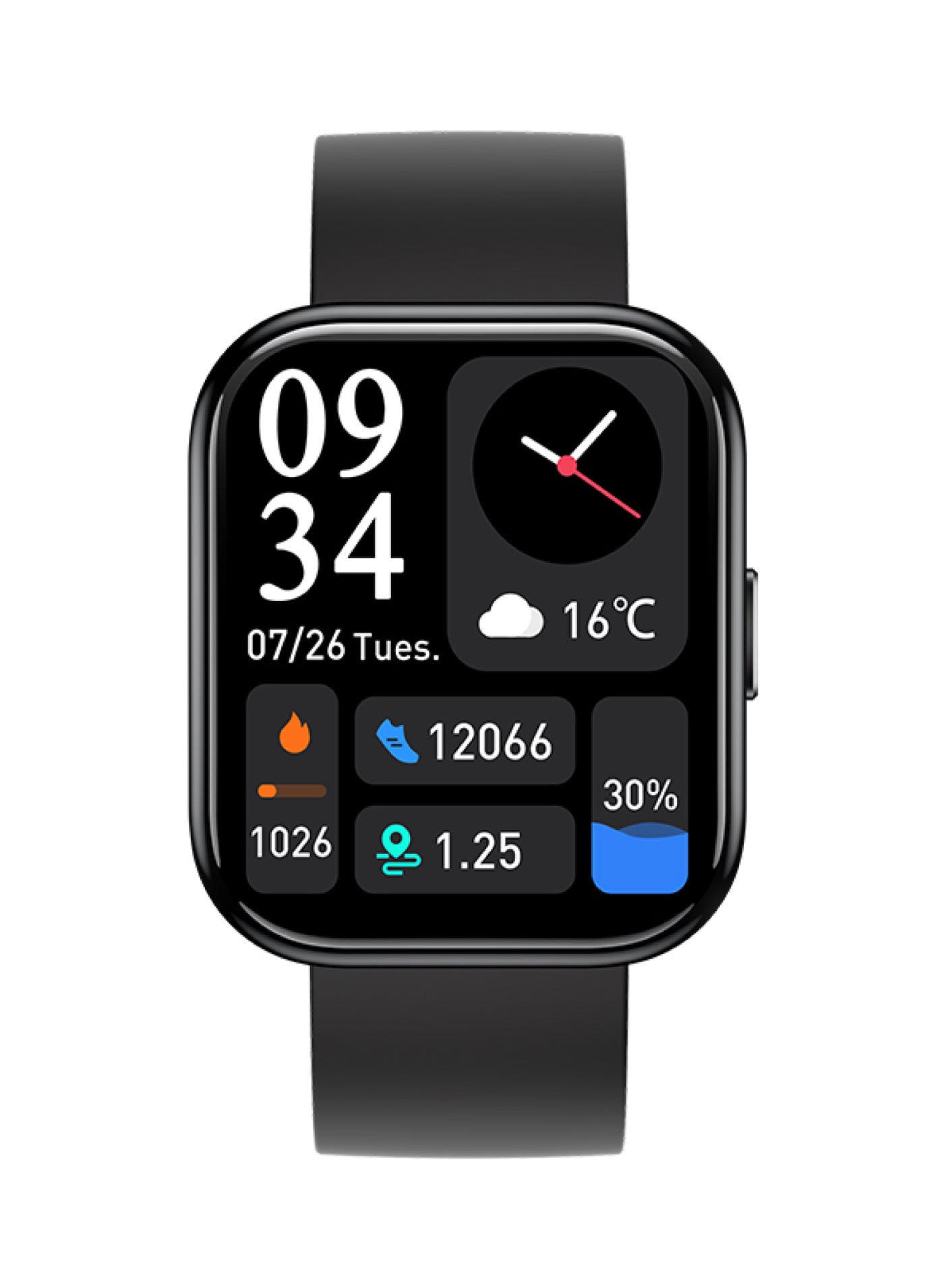 Compare Advanced Health Metrics Smartwatch with 24Hr Heart Rate and Blood Sugar Monitoring Z00013174AC689598BF19Z1 at KSA Price