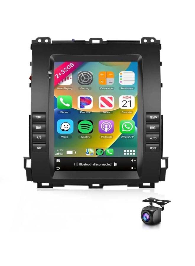 Compare Android Car Stereo for Toyota Prado GX470 20022009 2GB RAM 32GB ROM Support Carplay, MLink WiFi BT, Radio GPS, 10.4 Inch IPS Touch Screen with AHD Camera Included at KSA Price