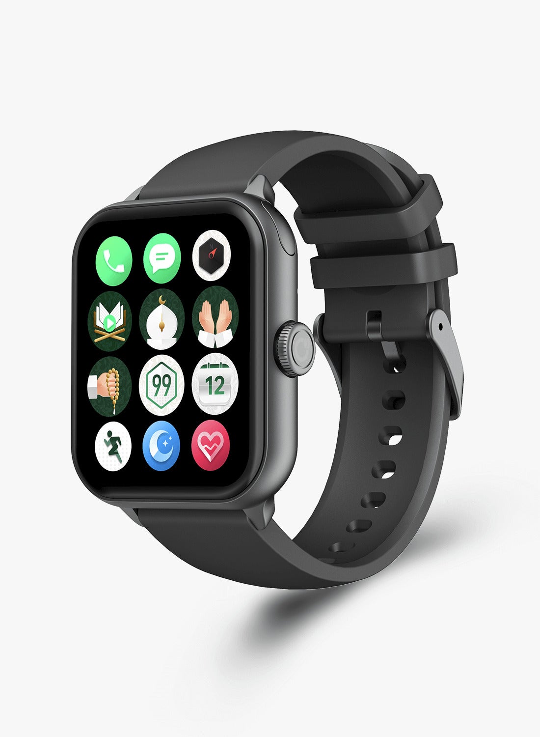 Compare Qwatch S6 Smart Watch for Adults1.78” HD 2.5D Display Islamic Smartwatch with Prayer Times, Qibla Finder, Tasbih Counter, 99 Names of Allah, Health Monitoring, IP67 Waterproof Muslim Quran Watch iQibla Qwatch S6 Smart Watch For Adults Black at KSA Price
