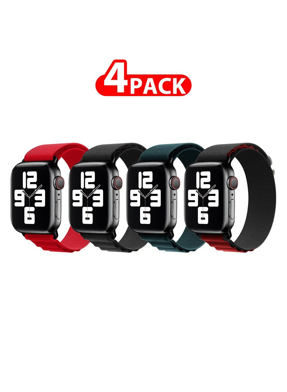 4 Pack Of Apple Watch Alpine Loop Band 38mm…