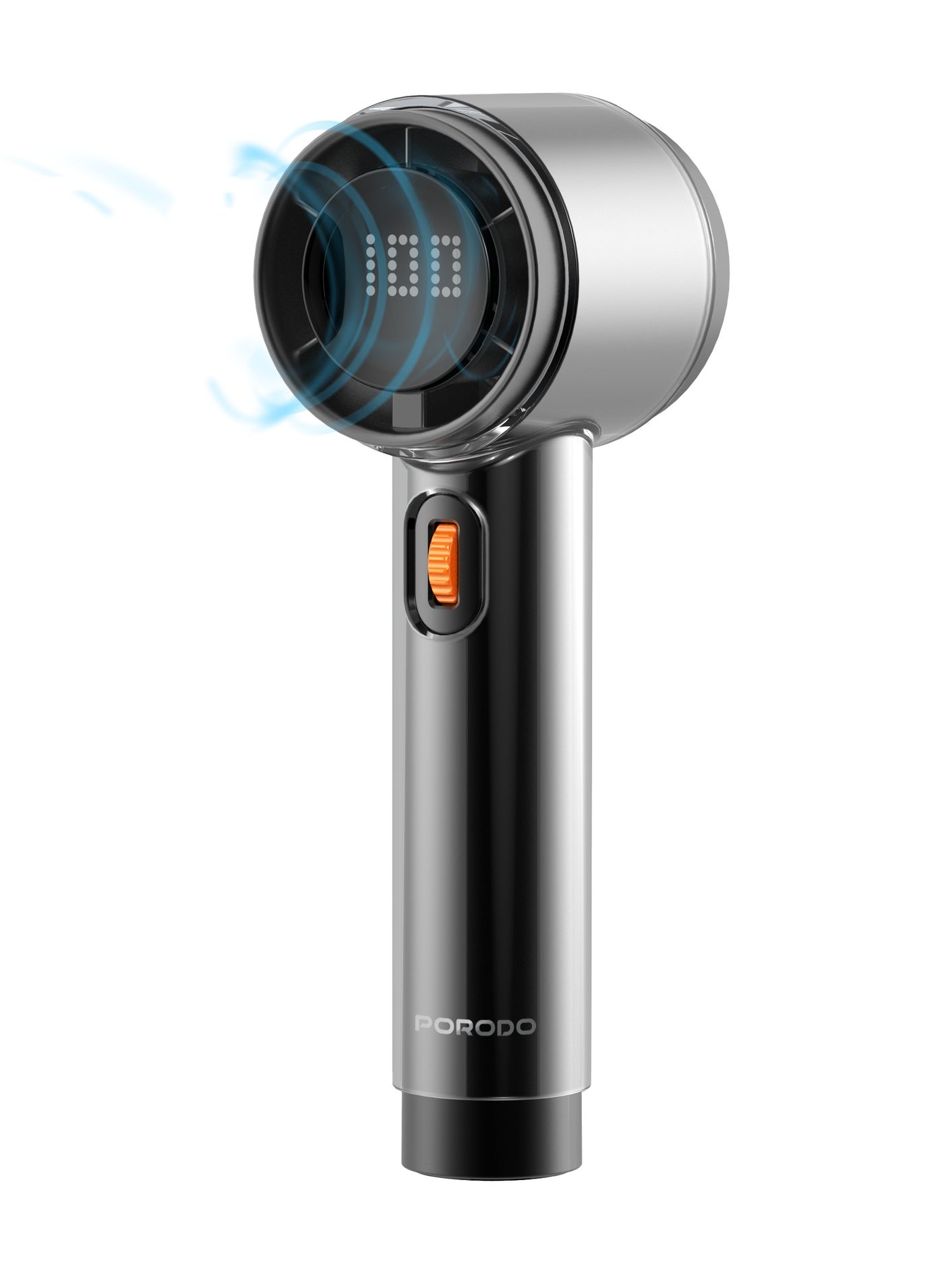 Compare Air Boost Turbo Fan with Digital Display & 13000RPM Powerful Airflow, Customizable Wind Speed, Rechargeable, Effective Cooling Handheld Fan for Home or onthego  Black at KSA Price