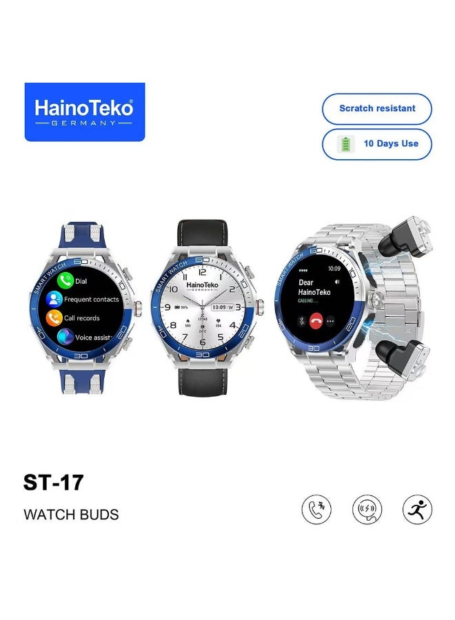 HainoTeko ST-17 Watch Buds Smartwatch with Built-in…
