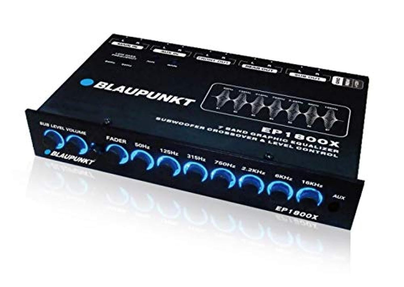 Blaupunkt EP1800X 7-Band Car Audio Graphic Equalizer…