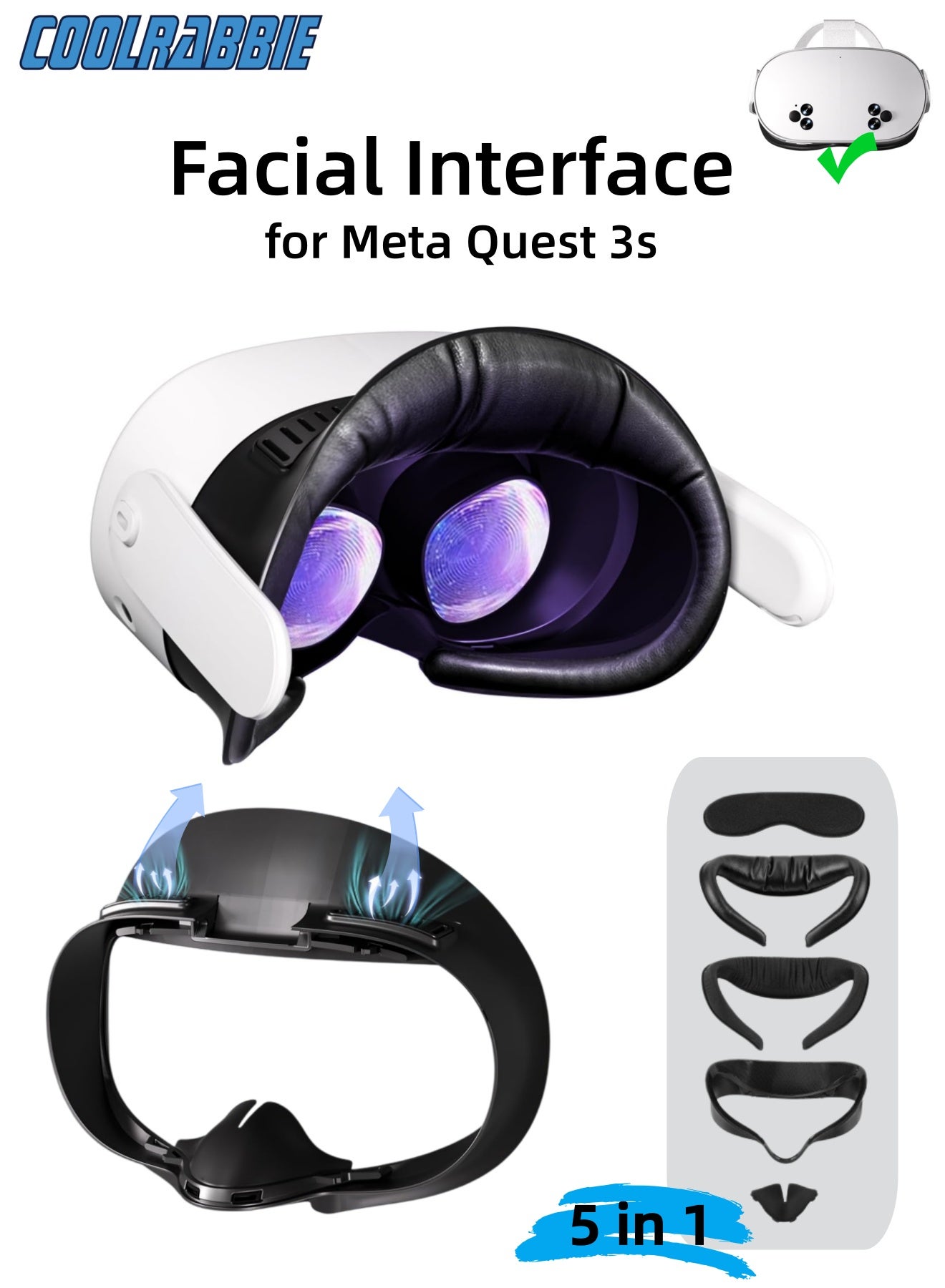 Face Pad Cover & Facial Interface for Meta/Oculus…