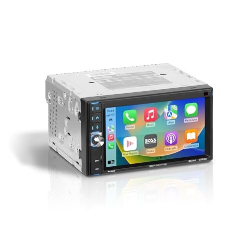 Compare BOSS Audio Systems BCP62 Car Stereo  Apple CarPlay, Double Din, 6.2 Inch Capacitive Touchscreen, Bluetooth, No CD DVD Player, AMFM Radio Receiver, USB at KSA Price