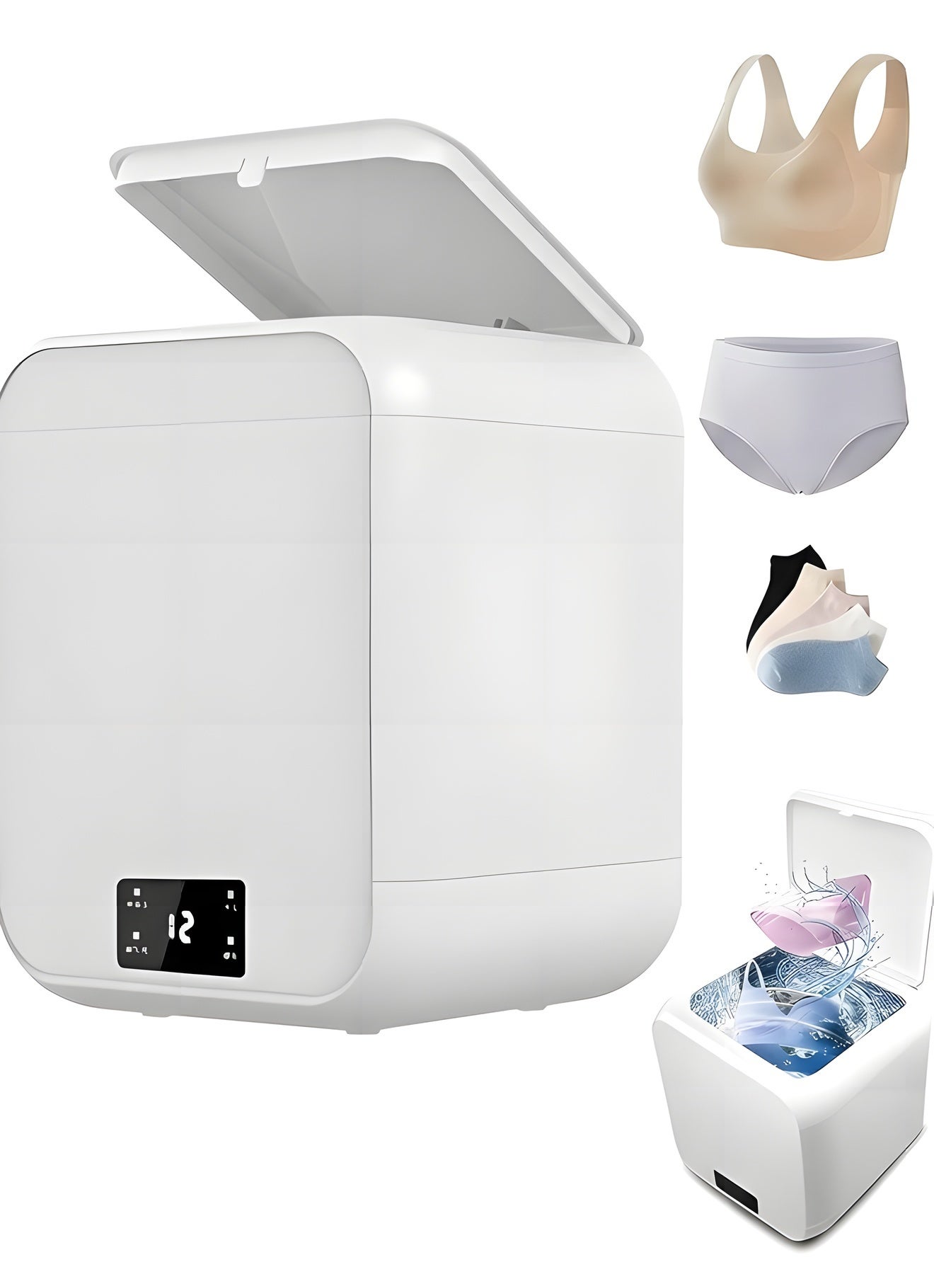 Beauenty Mini Washing Machine,Portable Washer 12L…