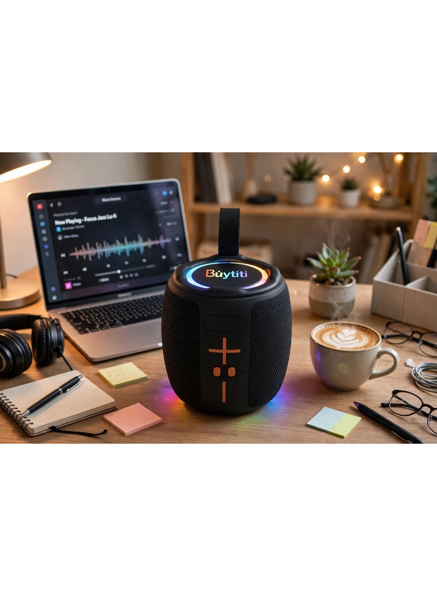 Buytiti CH-J2105 RGB Bluetooth Speaker, Portable…