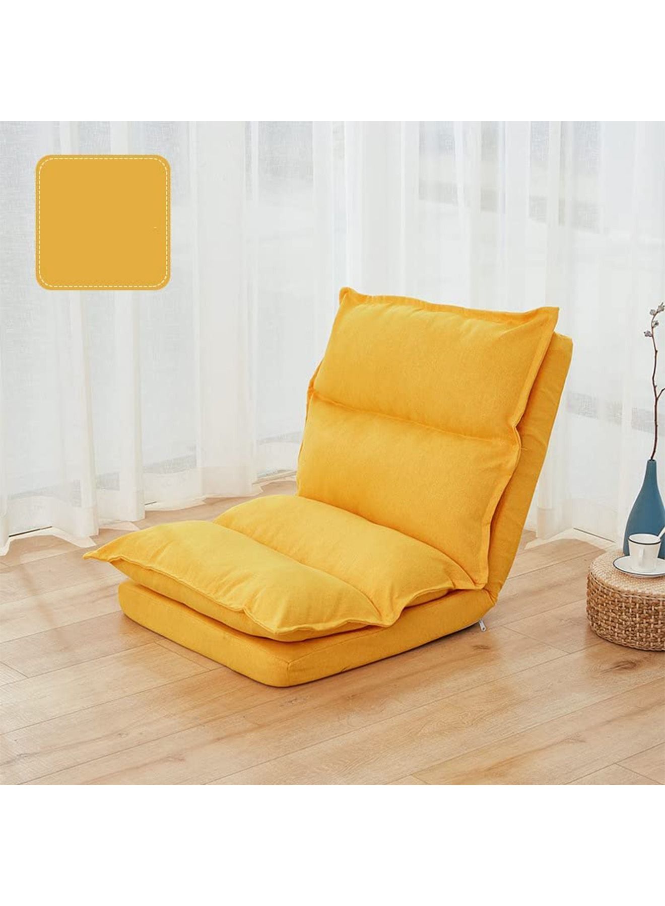 Lazy Floor Chair Adjustable Sofa Folding Cushion for…