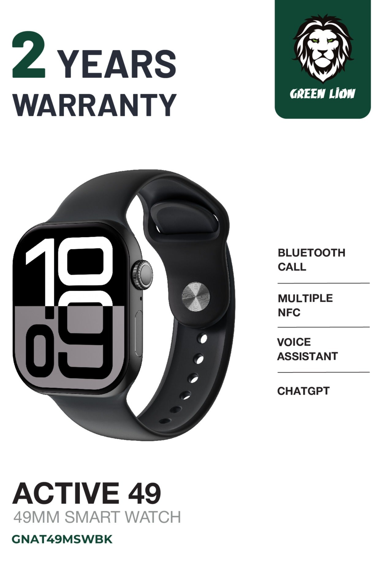 Active 49MM Smart Watch / Display 2.11-inch IPS…