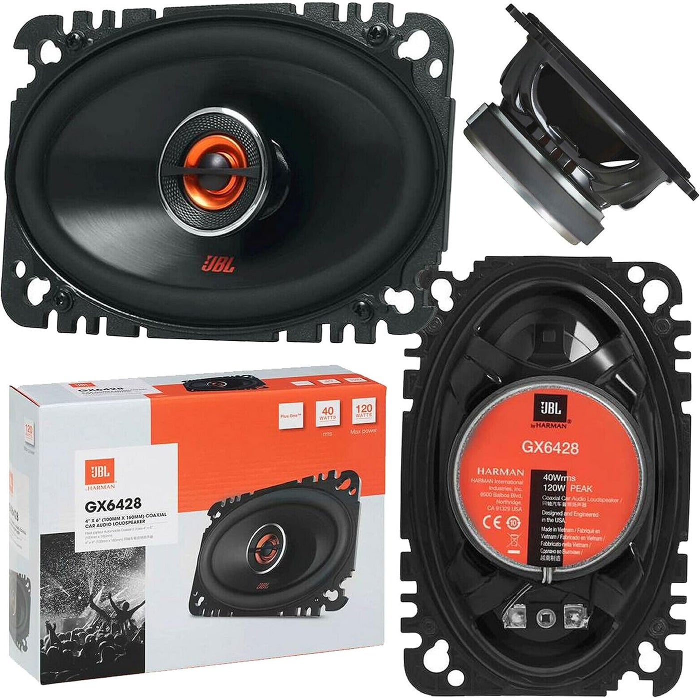 JBL GX642 4 X 6 2Way GX Series Coaxial…