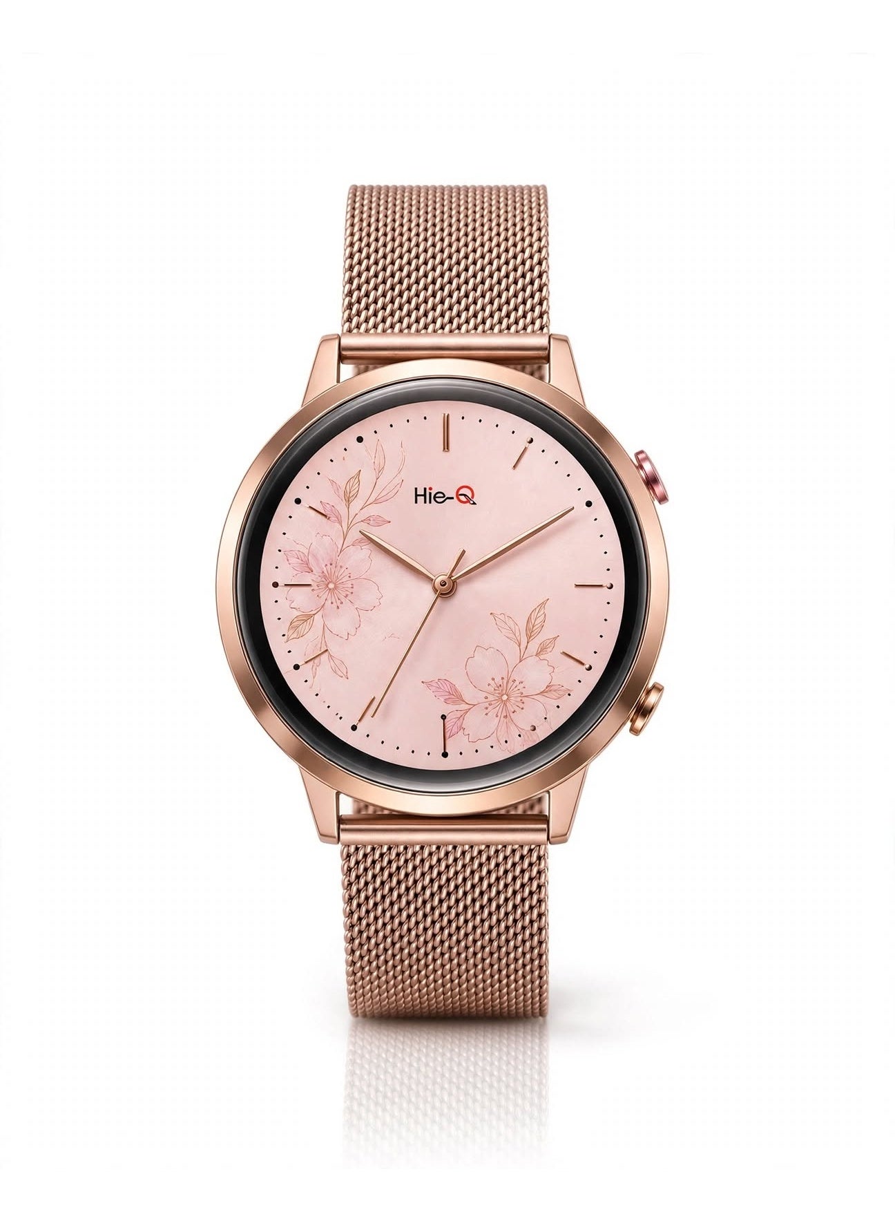 ROSE-53 Smartwatch for Women, Rose Gold Milanese…