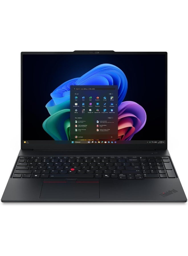 Compare ThinkPad E16 Gen 3 Laptop, 16 WUXGA IPS Display, Intel Core Ultra 7 256V, 16GB LPDDR5X RAM, 1TB SSD, Intel Arc Graphics 140V, Backlit Keyboard, WiFi 6E, Black English black at KSA Price