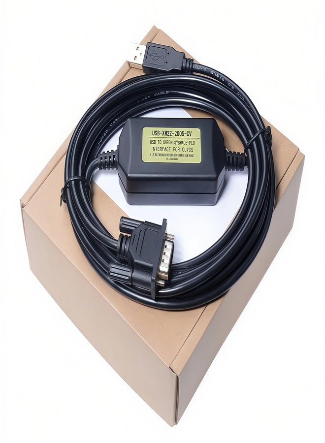 Compare Washinglee USBXW2Z200SCV Programming Cable for Omron PLC CQM1H CJ CP1E CPM2C CJ1M Series, for USBXW2Z200SCVVHV Replacement, 6 FT at KSA Price