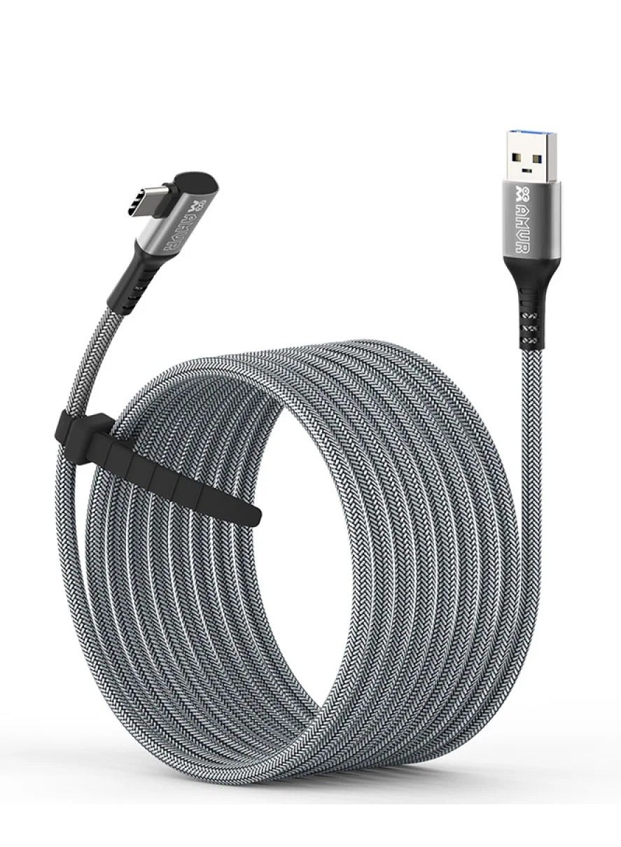Compare AMVR 5M Link Cable for PICO 4Oculus Quest3Quest2Quest ProNeo3PSVR2 Date Cable with Spare USB TypeC Adapter VR Accessories at KSA Price