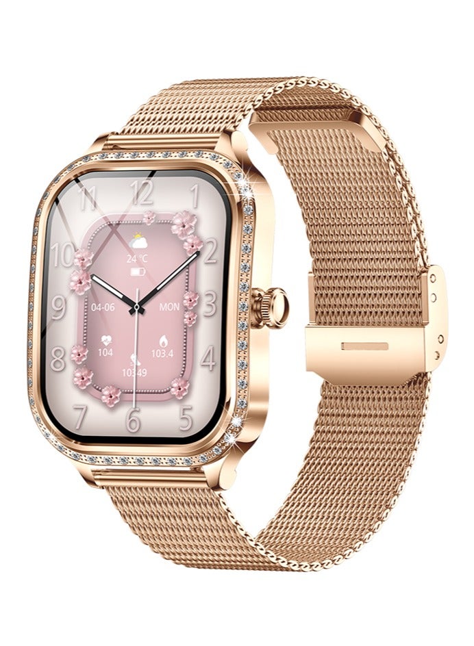 MK88 Women's Fashion Smart Watch, Bluetooth Call,…