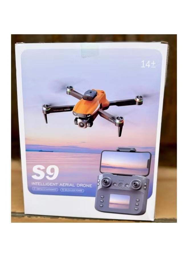 Compare S9 Brushless Motor Drone with Dual Camera, BuiltIn Screen Remote Control, Stable Flight, LongRange RC Quadcopter with HD Live View, OneKey Takeoff & Smart Flight Modes – Orange at KSA Price