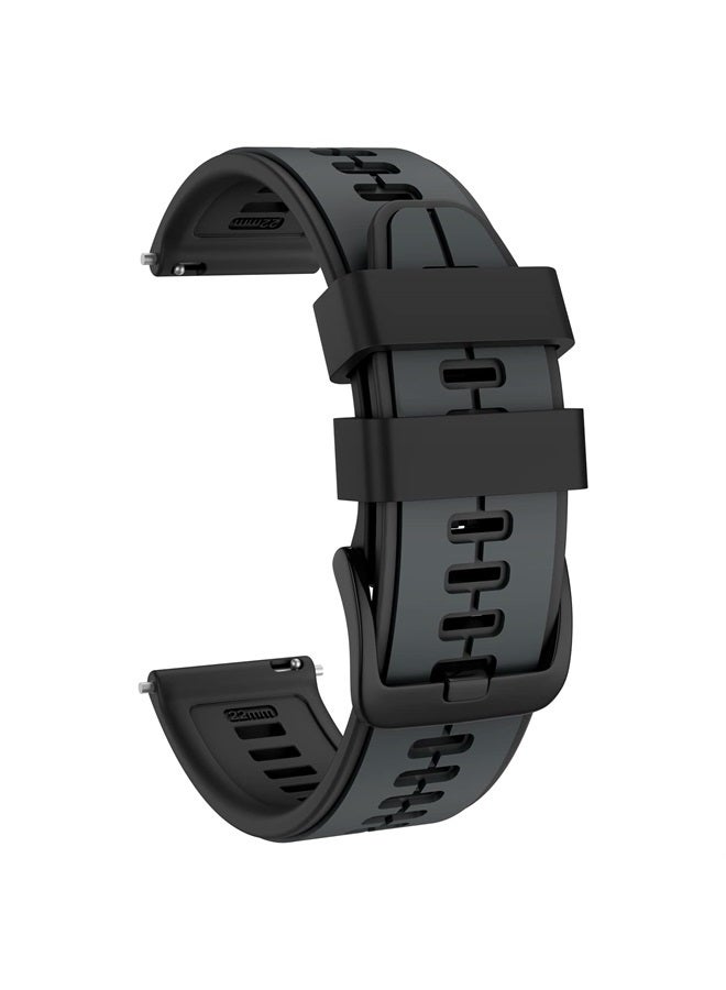 Compare Quick Release Silicone Band 22mm Replacement for Garmin Vivoactive 4,Garmin Venu 2, Samsung Gear S3 Frontier, Galaxy Watch 46mmWatch 3 45mm, Fossil Gen 5, Amazfit GTR 2, 2e,Ticwatch Pro 3 at KSA Price