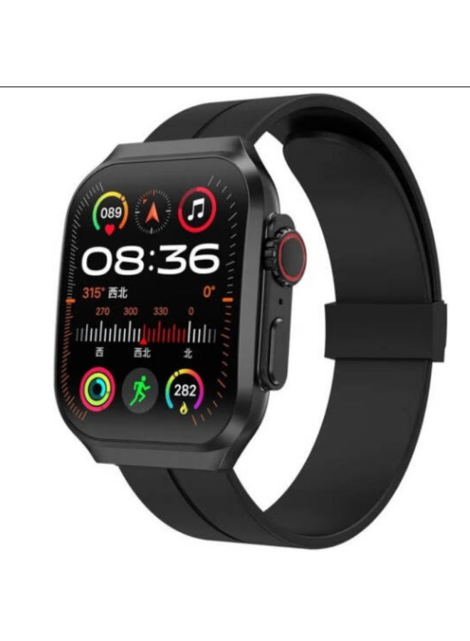 Compare Smartbarry OV88 Smart Watch for Men & Women with Curved Display at KSA Price