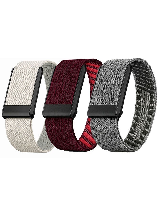 3 PACK Woven Nylon Strap Compatible with Whoop…