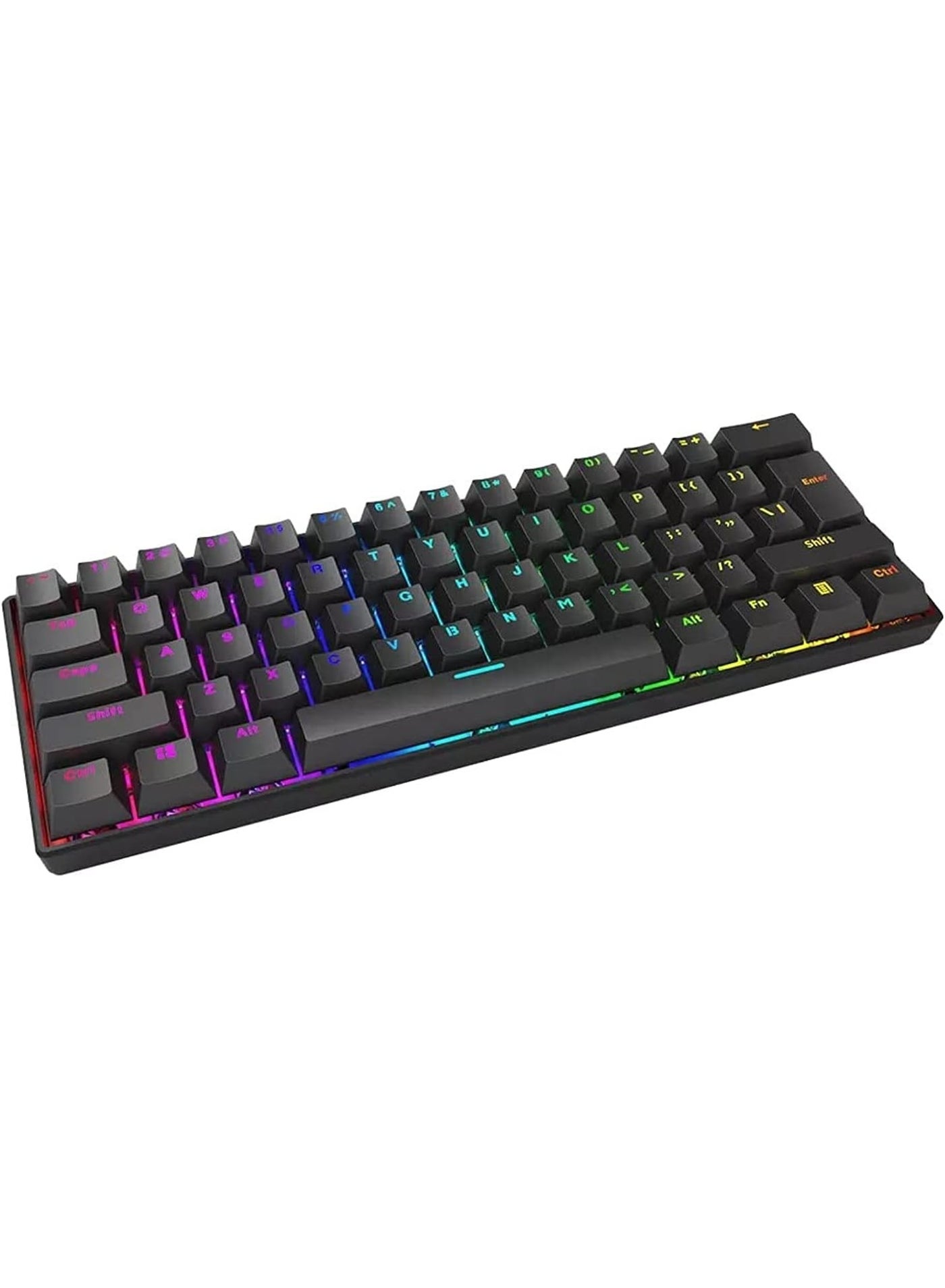Compare GK985P EN Wired Mechanical Gaming Keyboard  Black at KSA Price