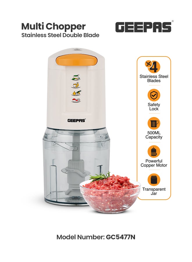 2 Speed Multi Chopper Mini Food Processor With…