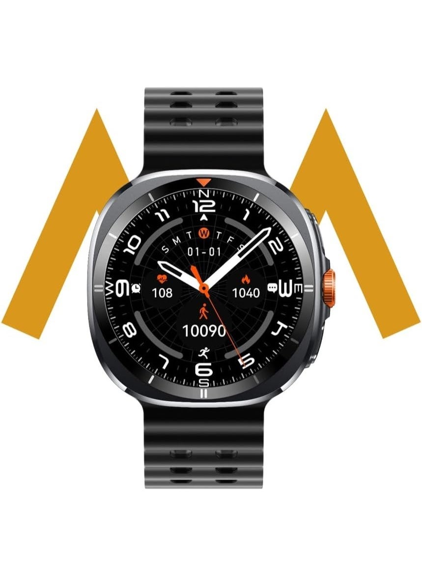 Compare Smart Watch, 1.43 Inch AMOLED Display, Bluetooth Calling, 100 Sports Modes, Blood Pressure and Heart Rate Monitor, Sleep Tracker, IP68 Waterproof Fitness Smartwatch for Men and Women at KSA Price